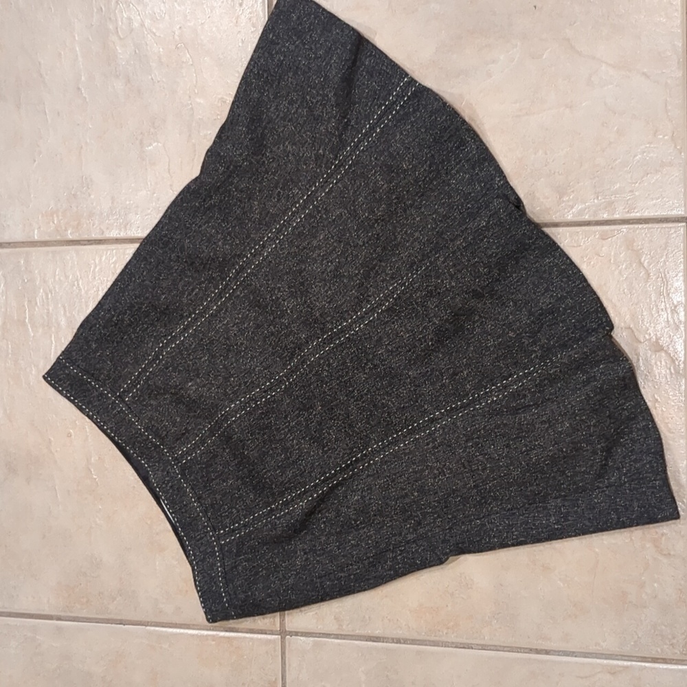 White House Black Market Gray Midi Skirt